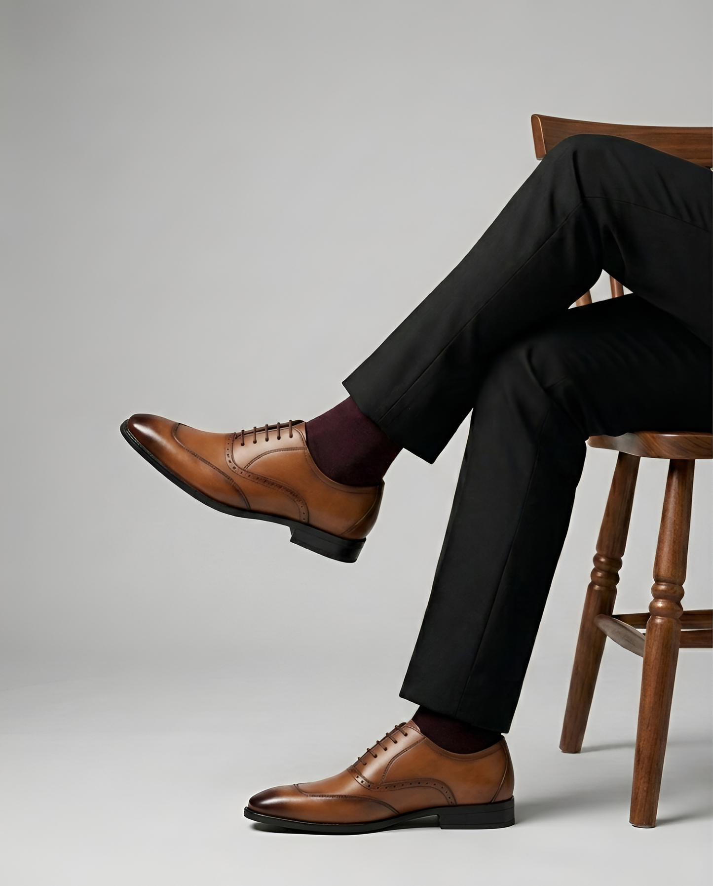 TOM HENDRIX CLASSIC WINGTIP TOE DERBY TAN