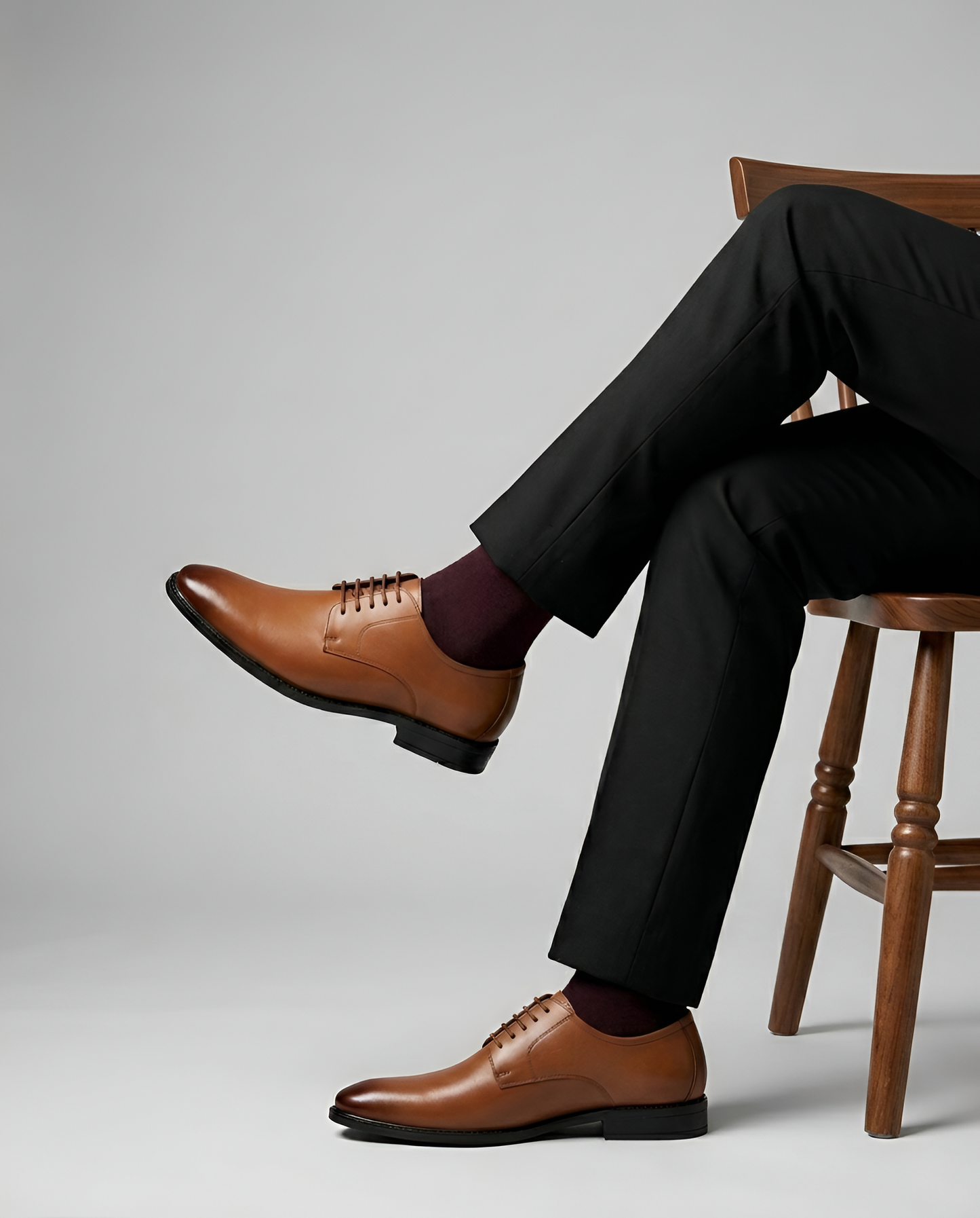 TOM HENDRIX CLASSIC PLAIN TOE DERBY TAN