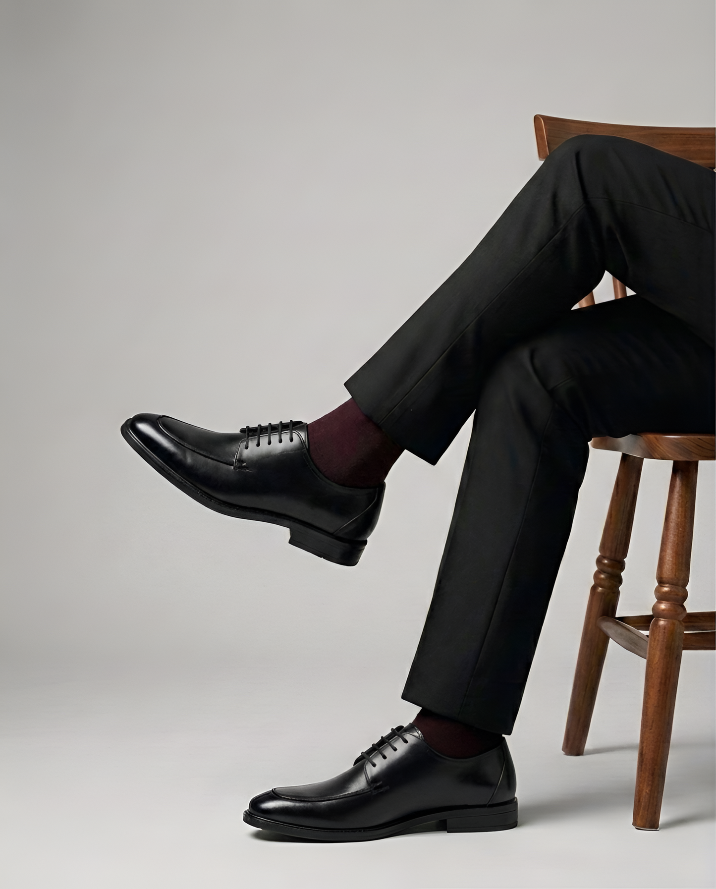 TOM HENDRIX CLASSIC MOC TOE DERBY BLACK