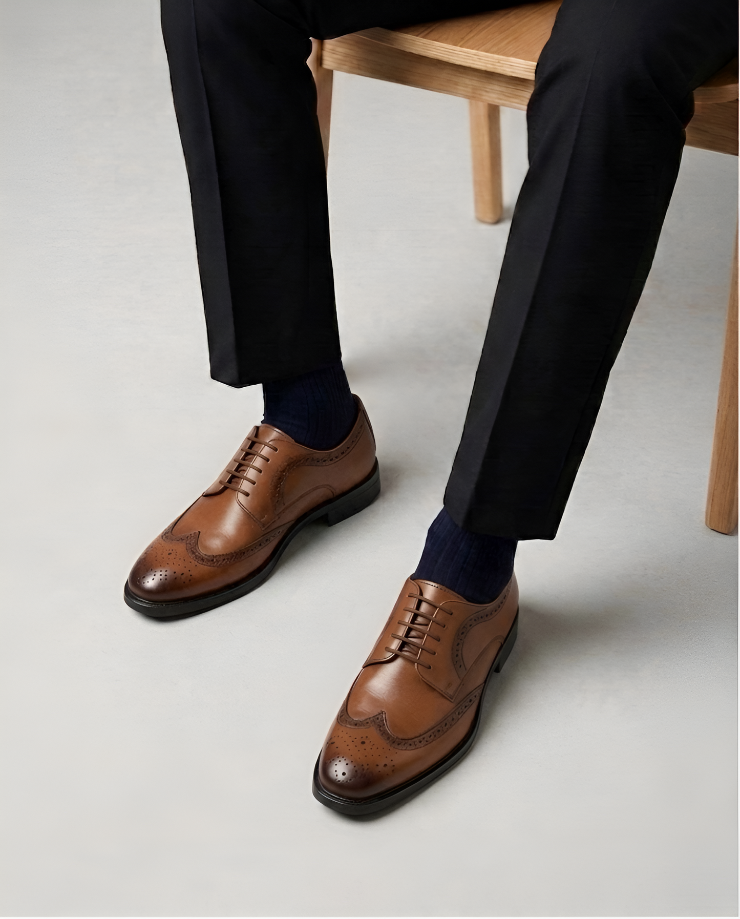 TOM HENDRIX CLASSIC BROGUE DERBY TAN
