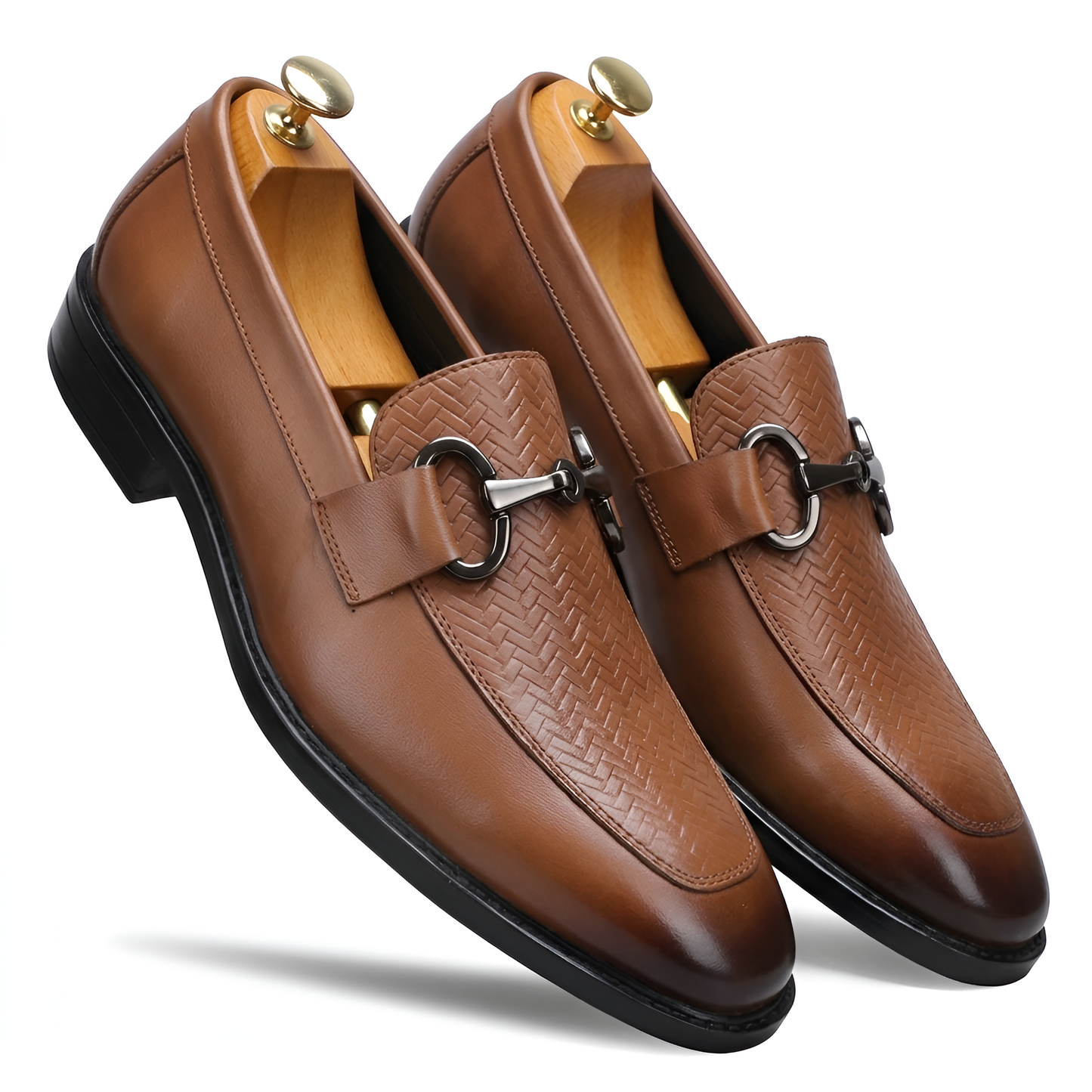 TOM HENDRIX HORSE BIT LOAFER TAN