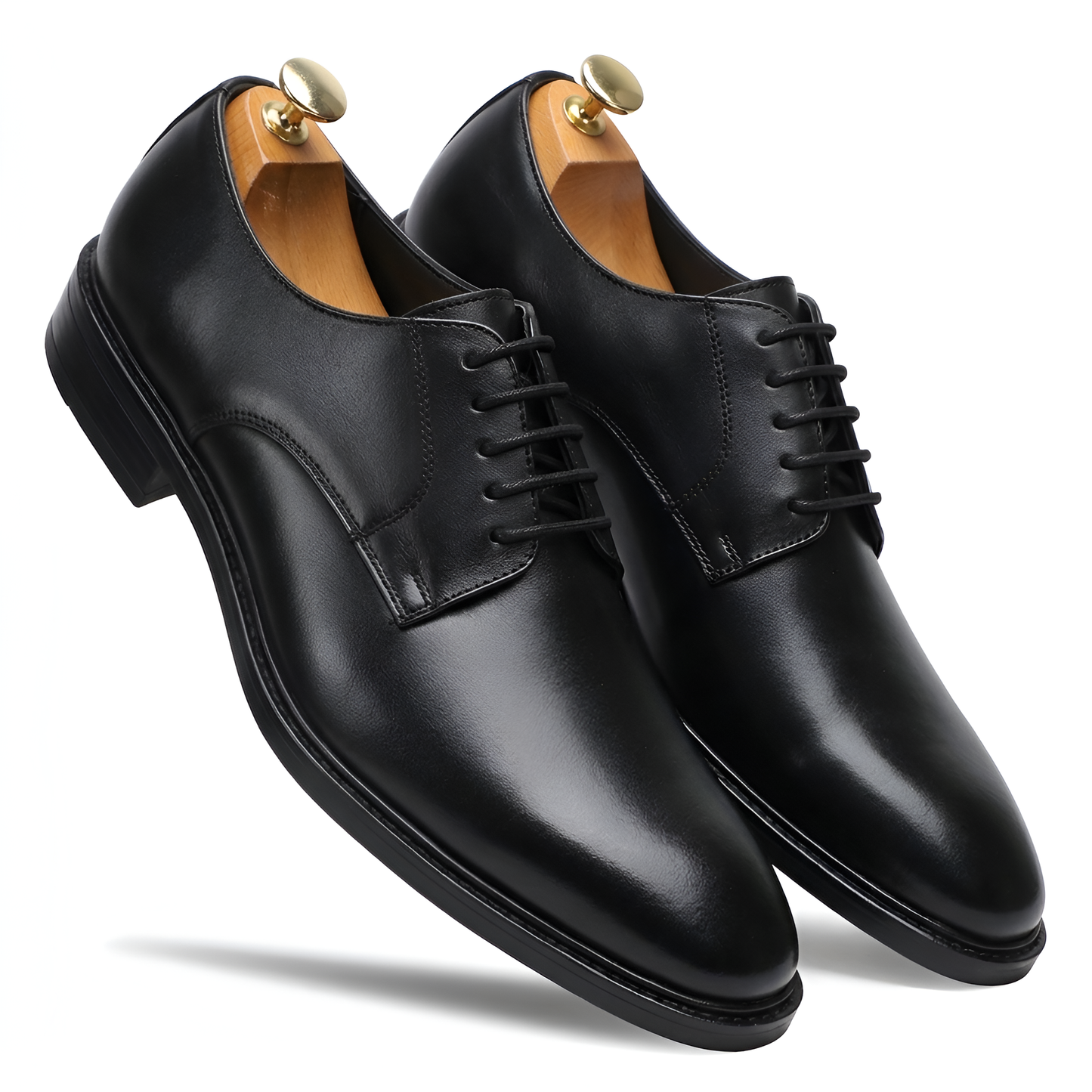 TOM HENDRIX CLASSIC PLAIN TOE DERBY BLACK