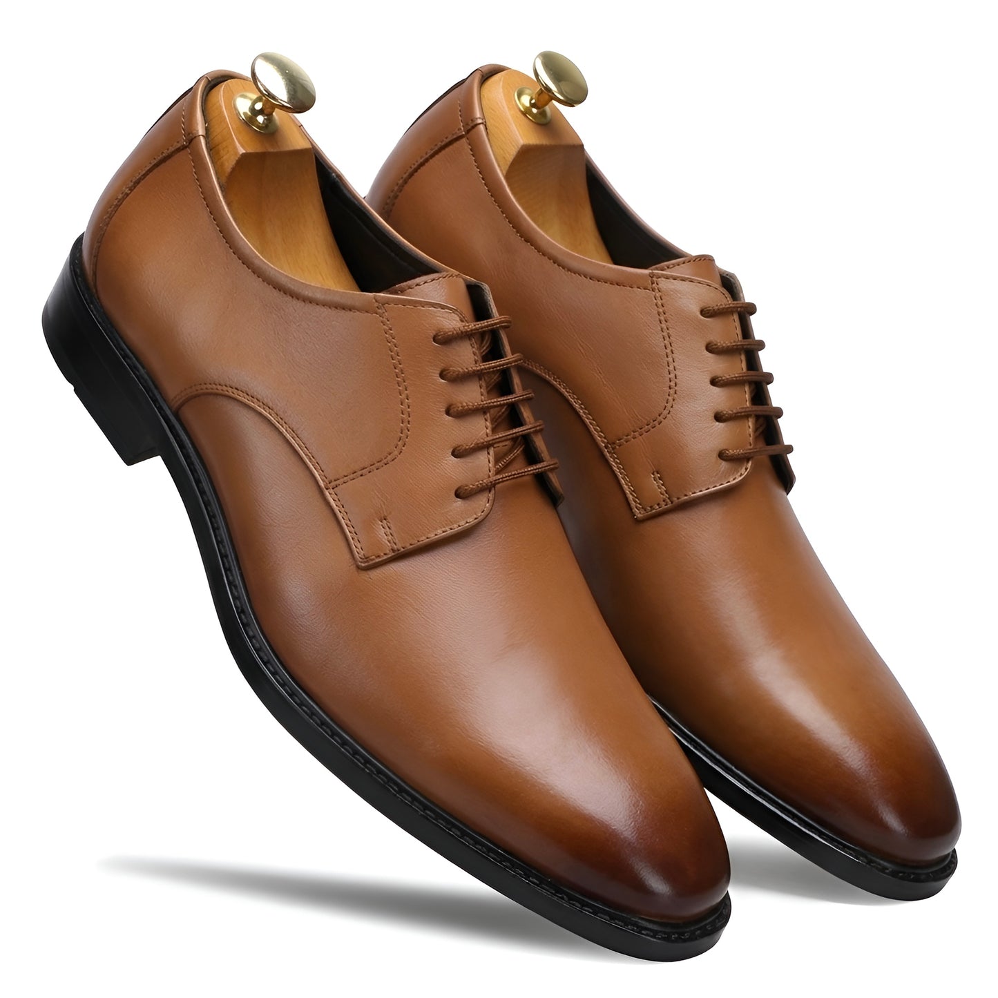 TOM HENDRIX CLASSIC PLAIN TOE DERBY TAN