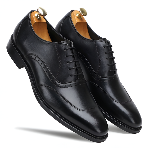 TOM HENDRIX CLASSIC WINGTIP TOE OXFORD BLACK