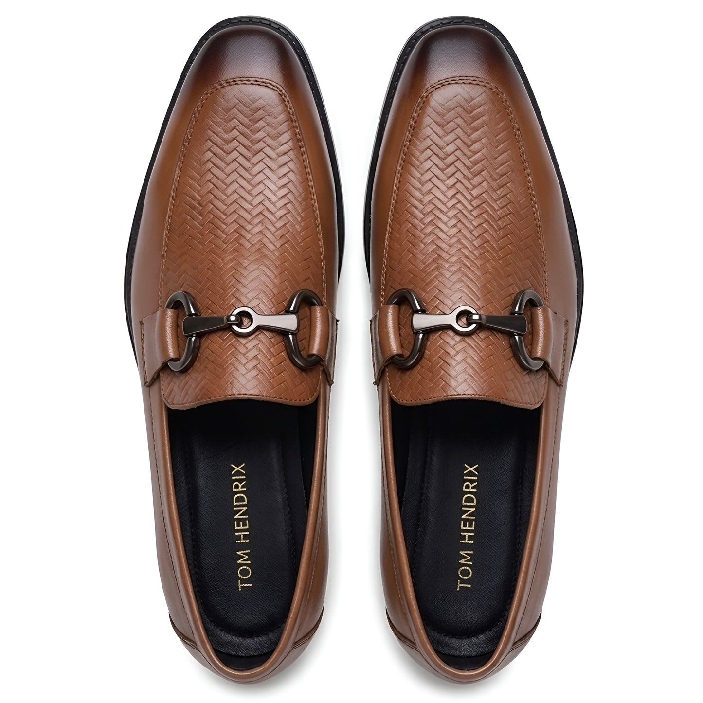 TOM HENDRIX HORSE BIT LOAFER TAN