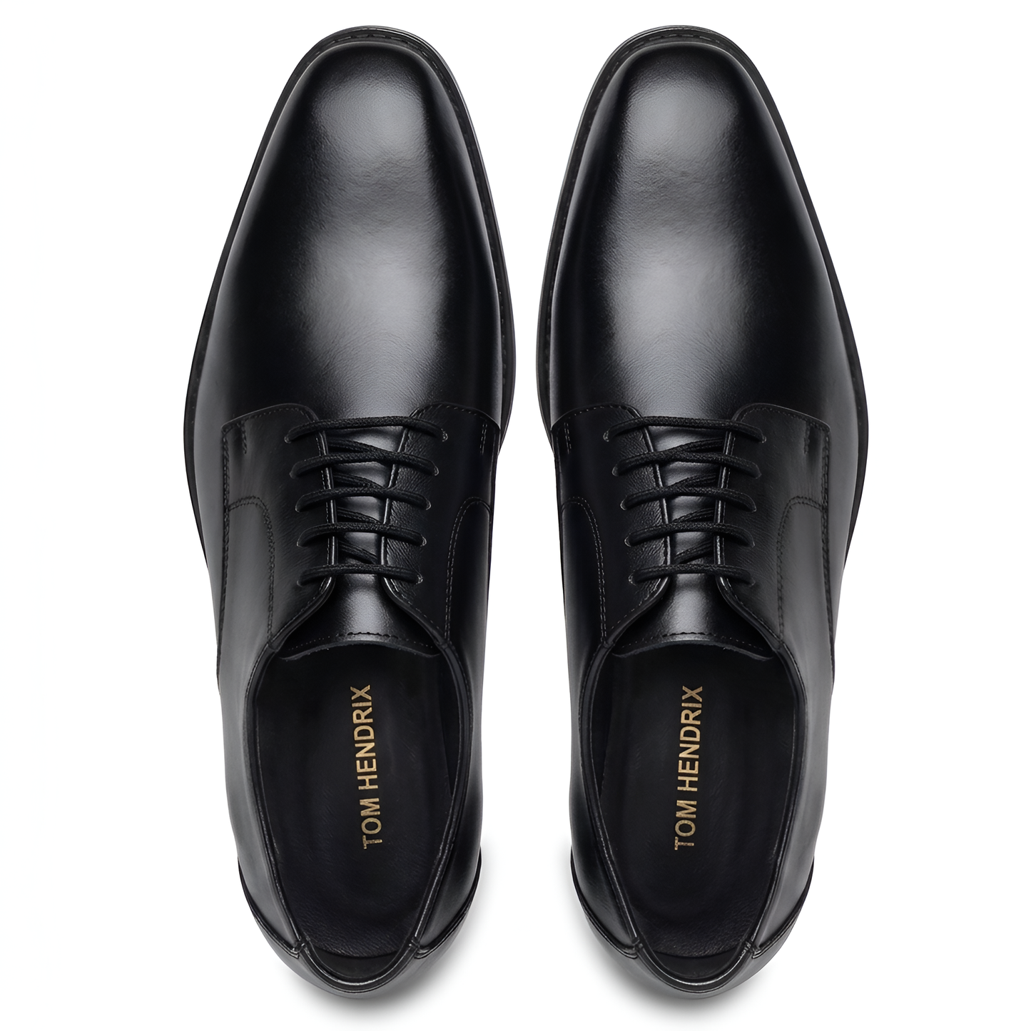 TOM HENDRIX CLASSIC PLAIN TOE DERBY BLACK