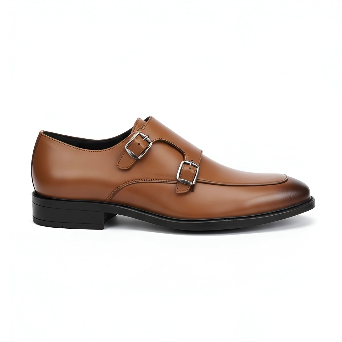 TOM HENDRIX DOUBLE STRAP MOC TOE MONK TAN