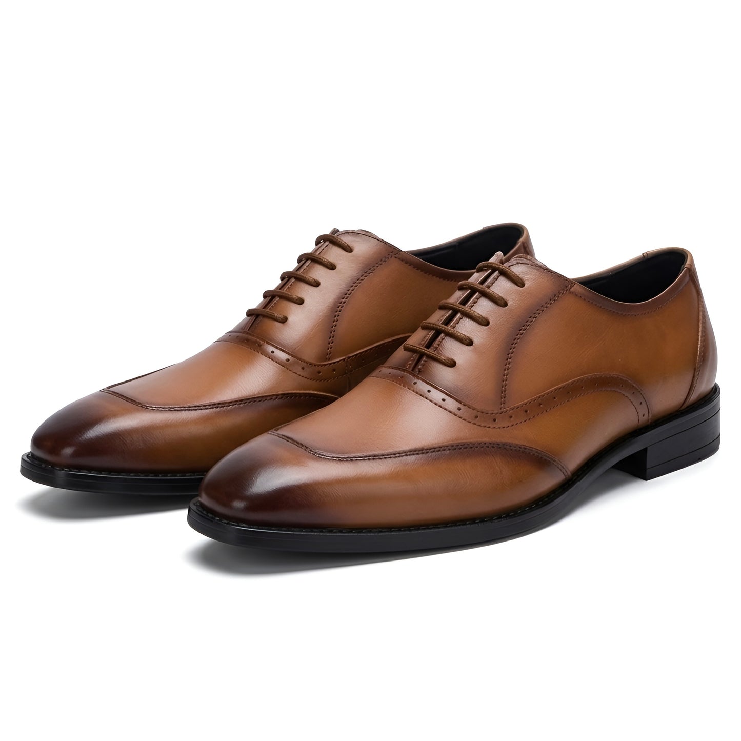 TOM HENDRIX CLASSIC WINGTIP TOE DERBY TAN