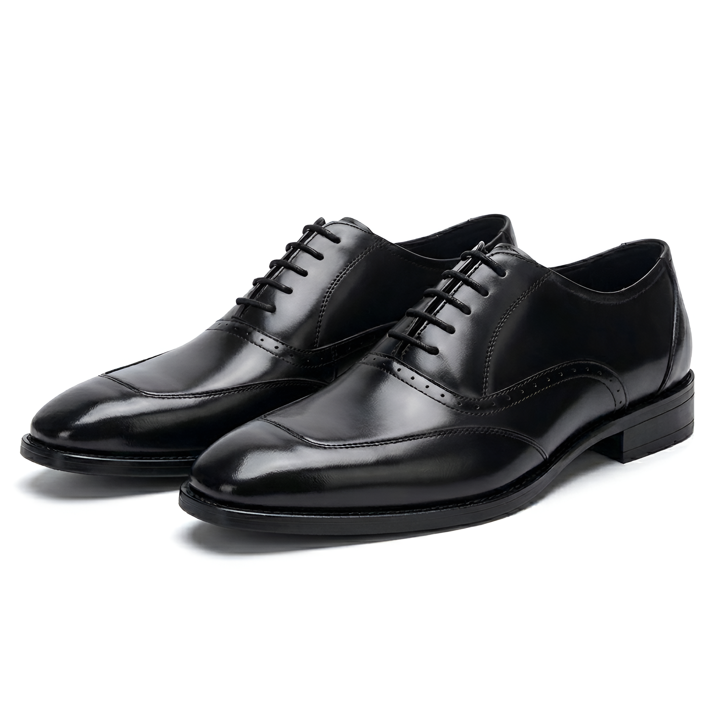 TOM HENDRIX CLASSIC WINGTIP TOE OXFORD BLACK