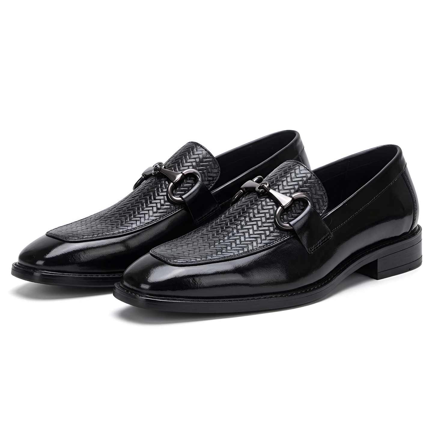 TOM HENDRIX HORSE BIT LOAFER BLACK