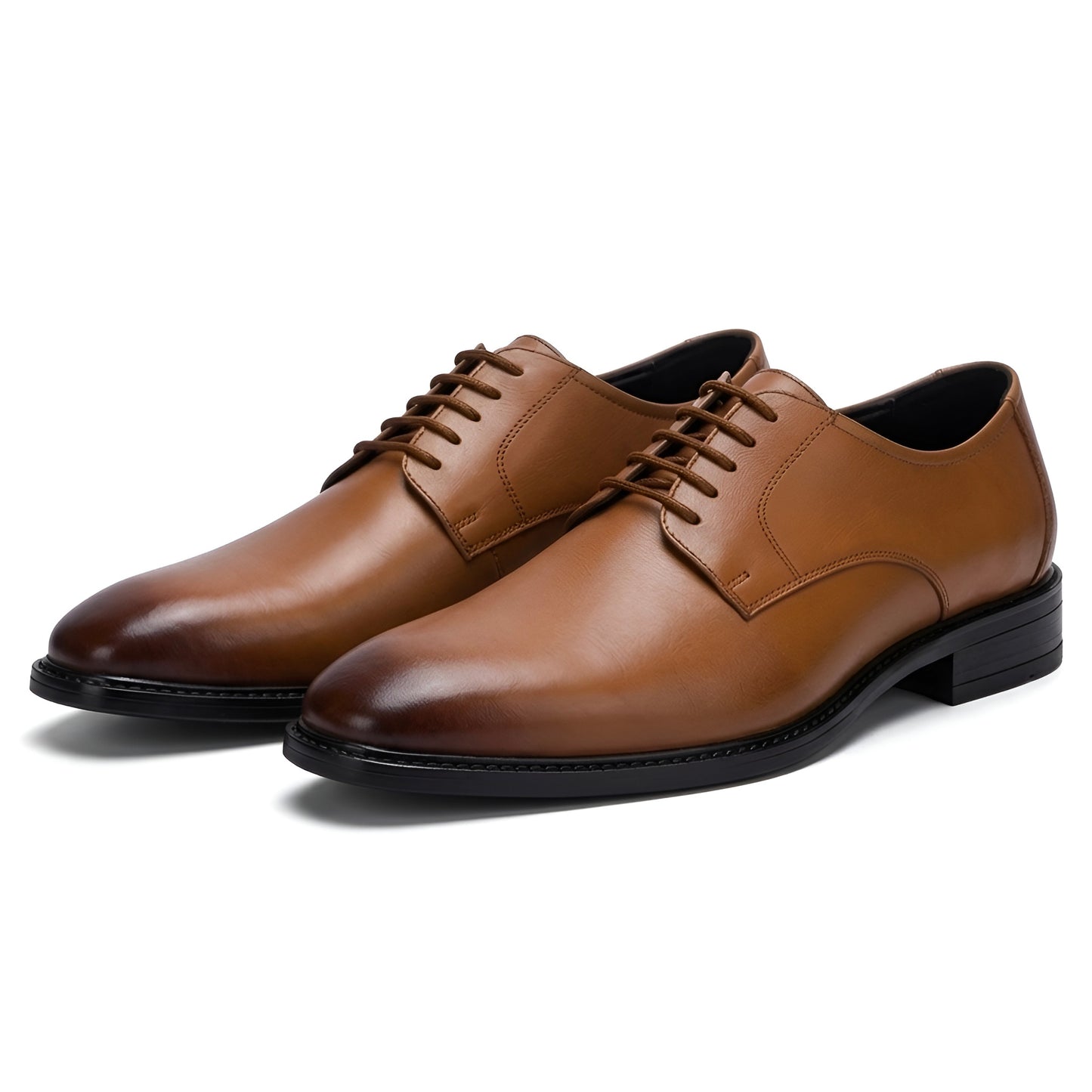 TOM HENDRIX CLASSIC PLAIN TOE DERBY TAN