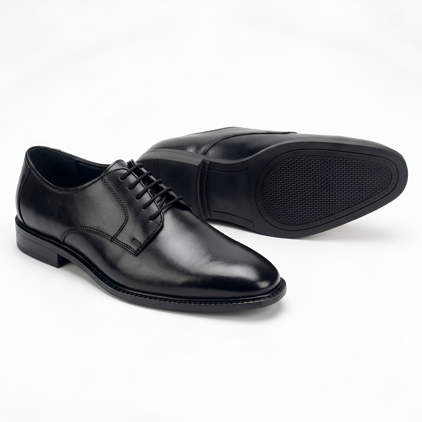 TOM HENDRIX CLASSIC PLAIN TOE DERBY BLACK
