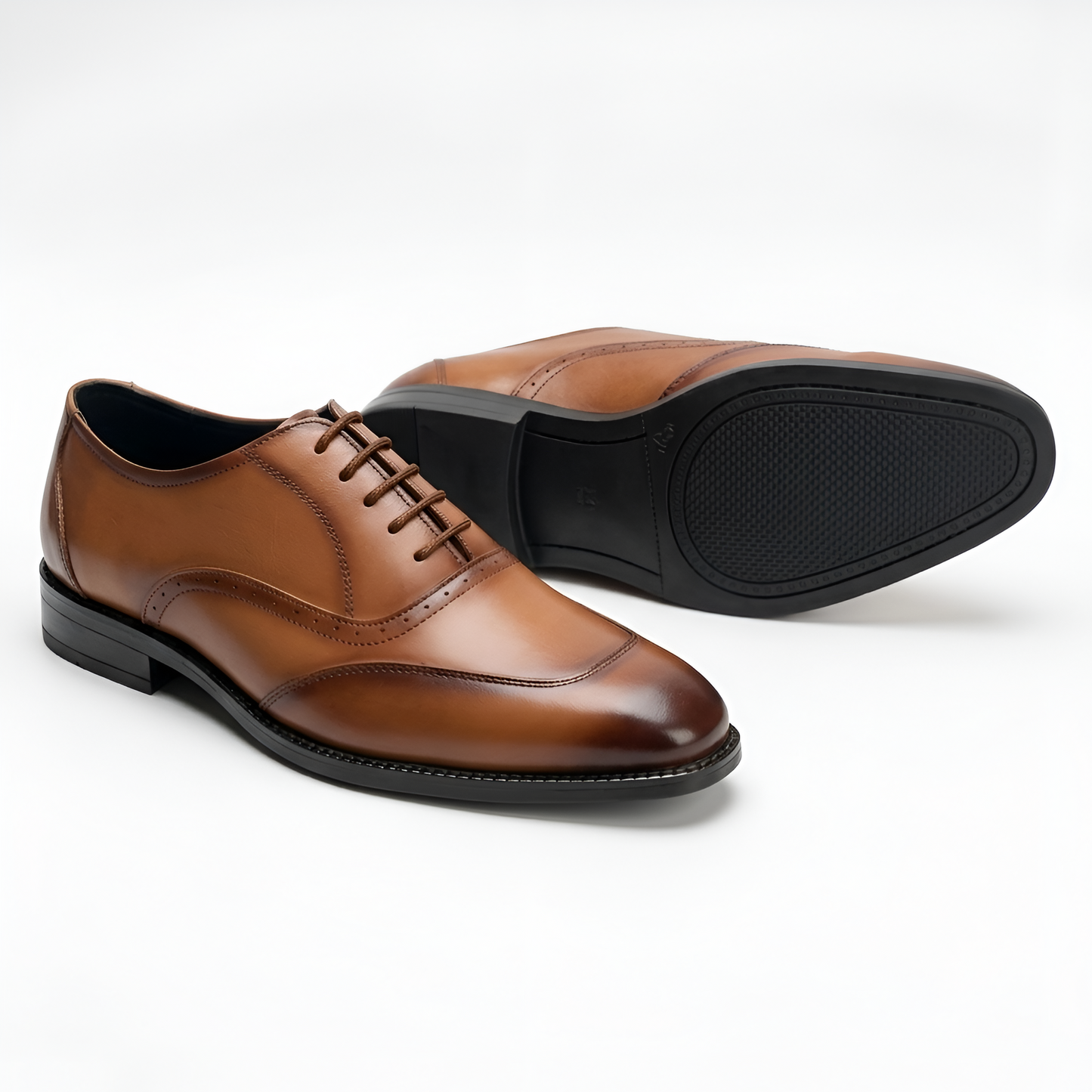TOM HENDRIX CLASSIC WINGTIP TOE DERBY TAN
