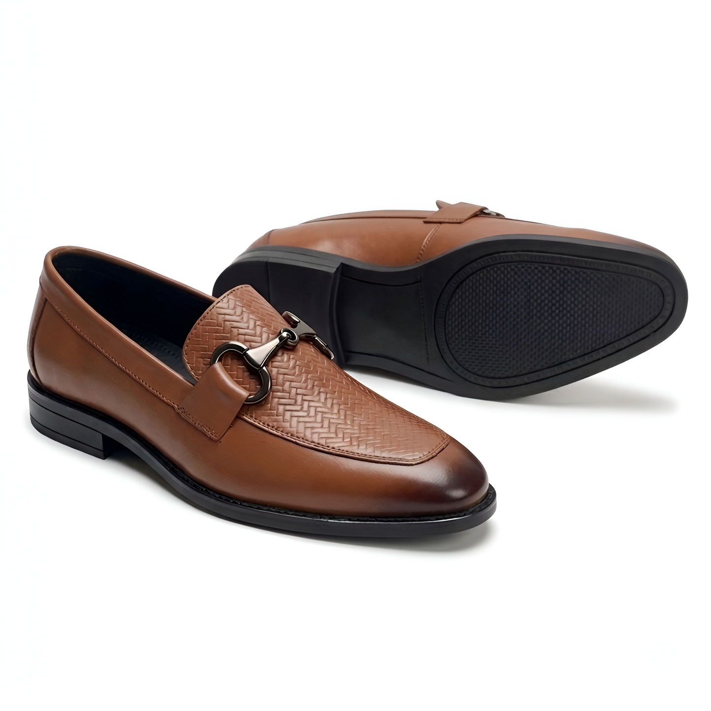 TOM HENDRIX HORSE BIT LOAFER TAN