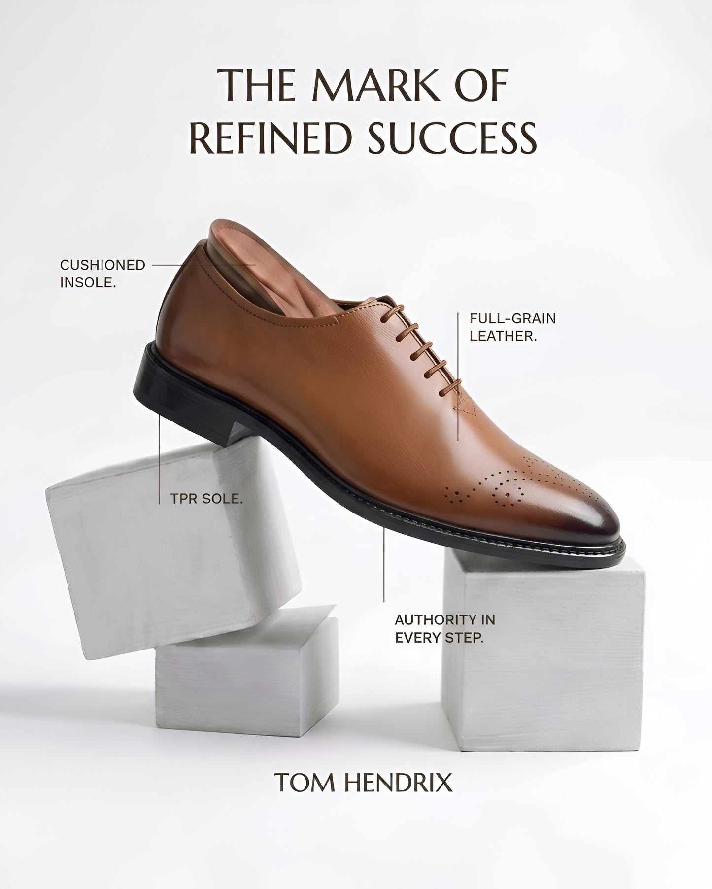 TOM HENDRIX CLASSIC OXFORD TAN