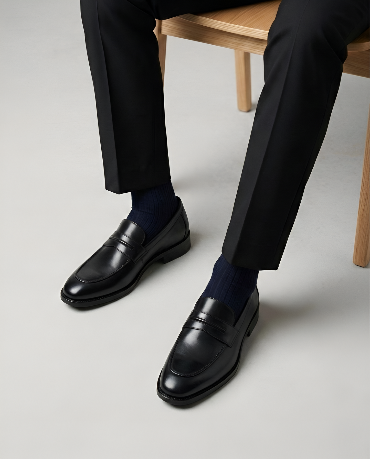 TOM HENDRIX STRAP LOAFER BLACK