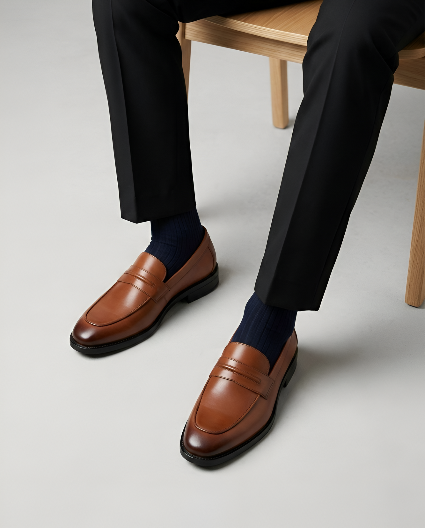 TOM HENDRIX STRAP LOAFER TAN