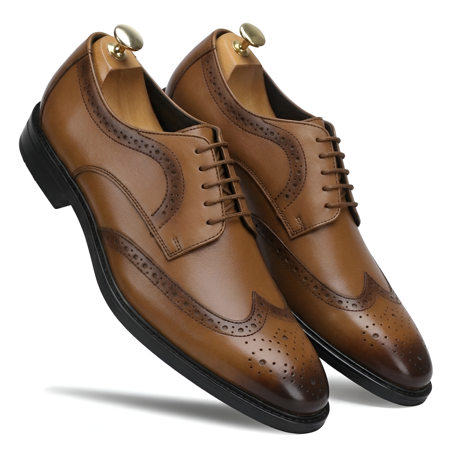 TOM HENDRIX CLASSIC BROGUE DERBY TAN