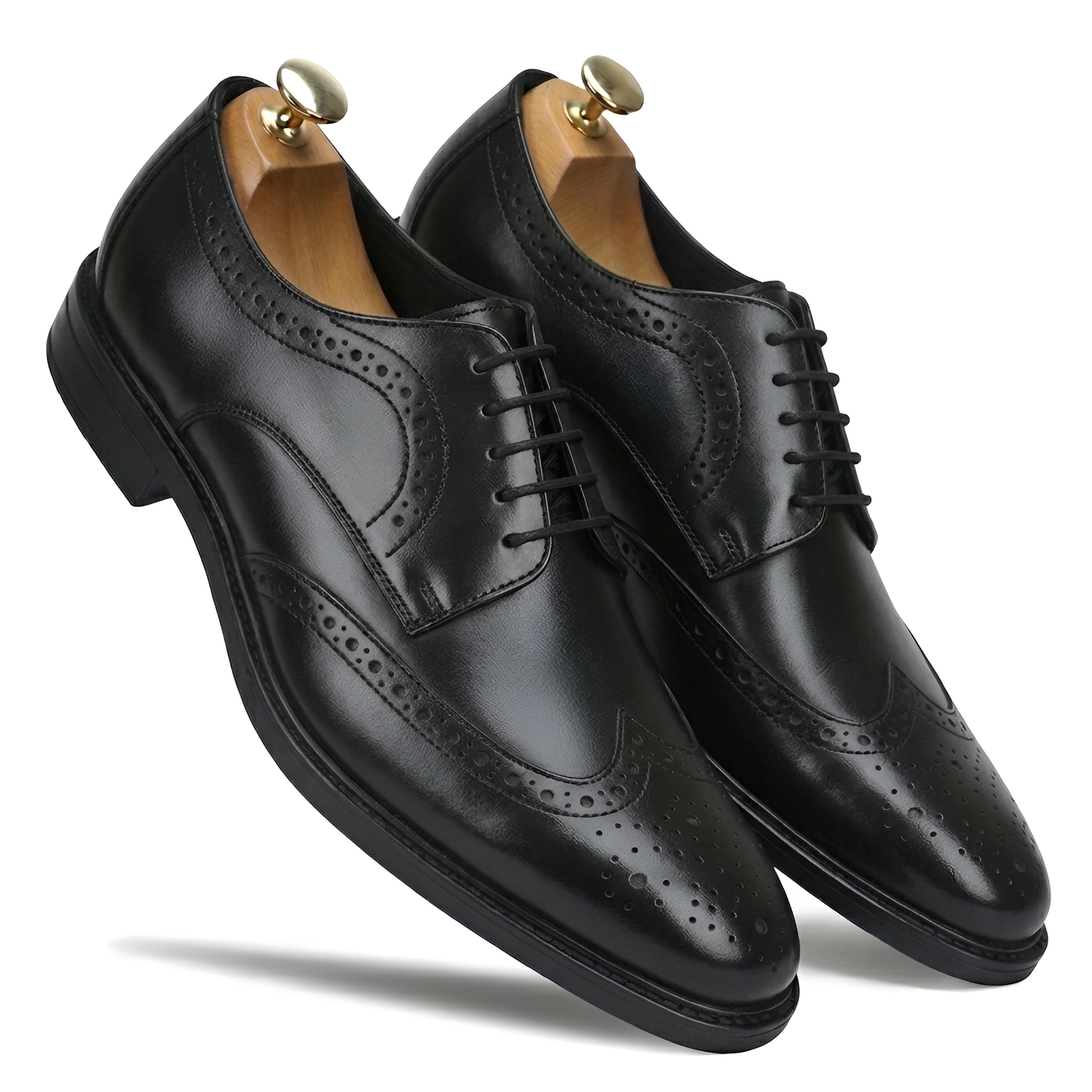 TOM HENDRIX CLASSIC BROGUE DERBY BLACK