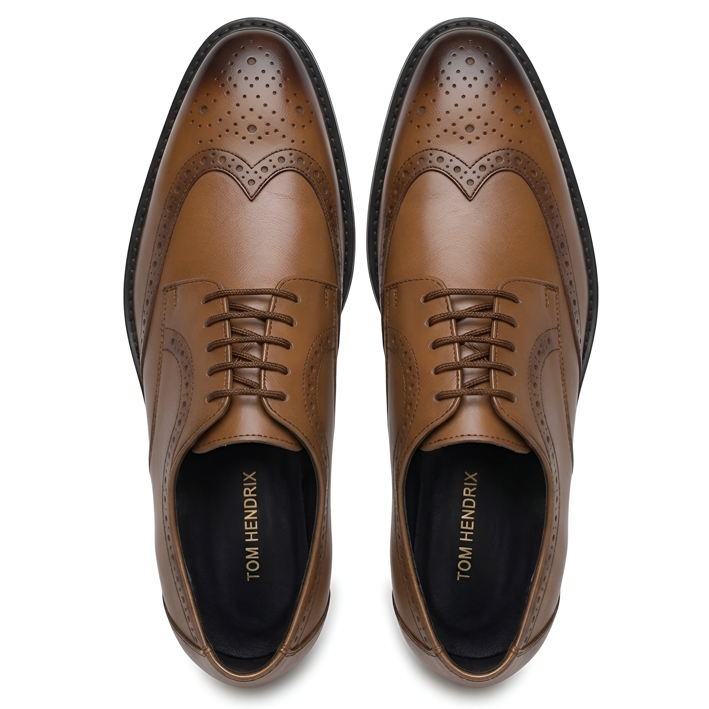 TOM HENDRIX CLASSIC BROGUE DERBY TAN