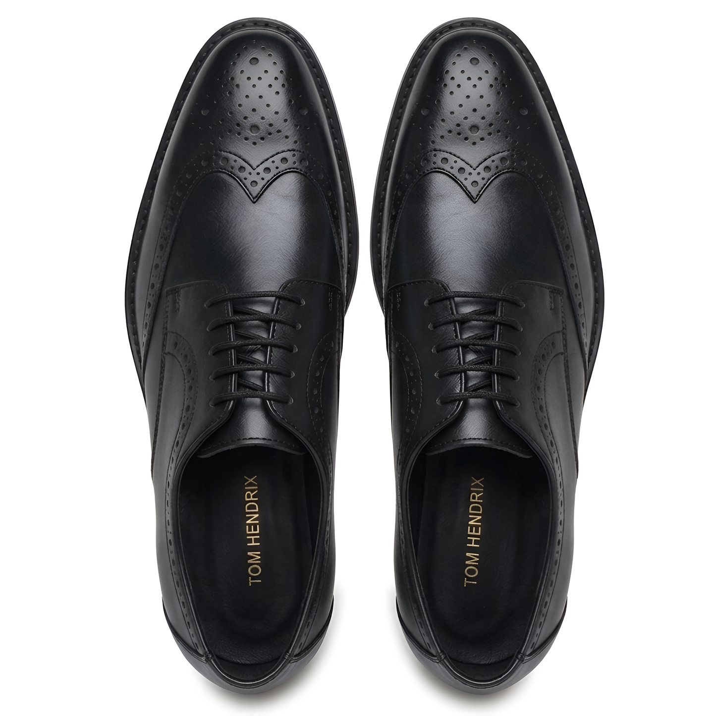 TOM HENDRIX CLASSIC BROGUE DERBY BLACK