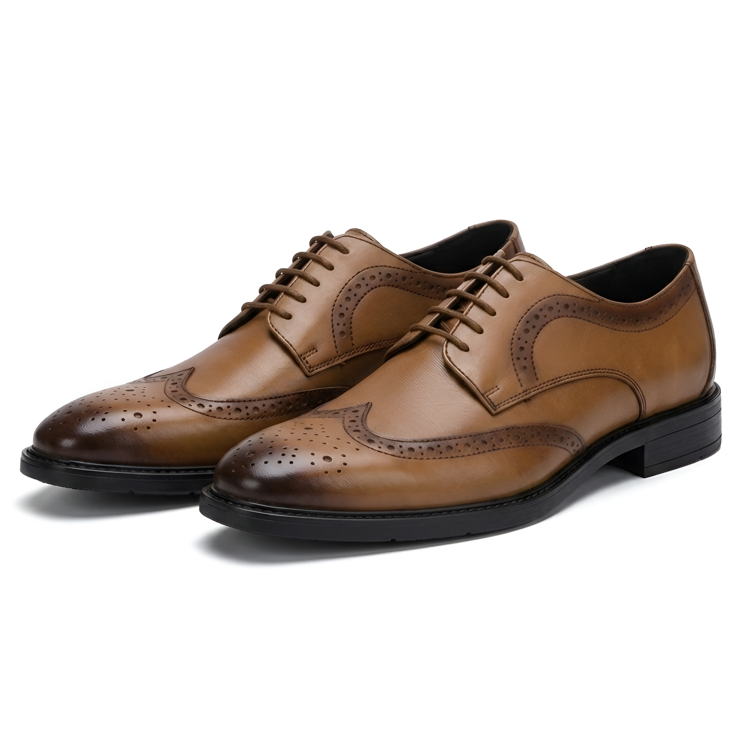 TOM HENDRIX CLASSIC BROGUE DERBY TAN